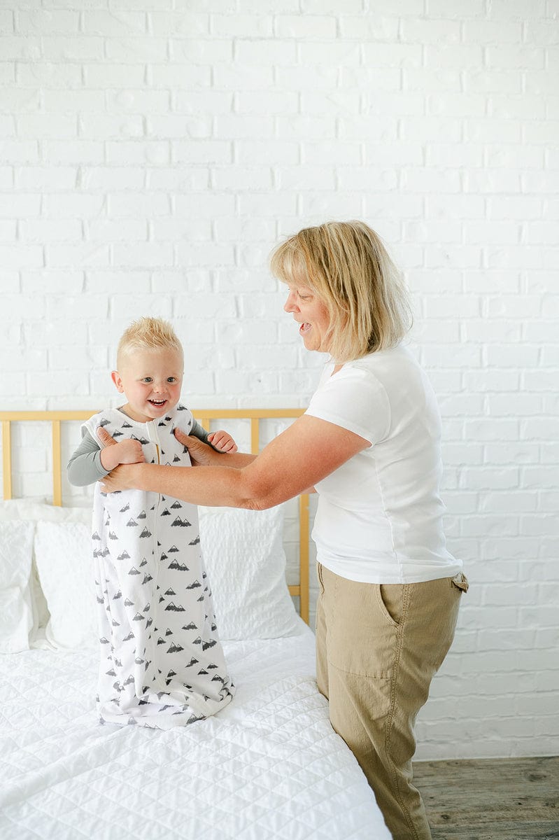 Mountains Wearable Minky Blanket