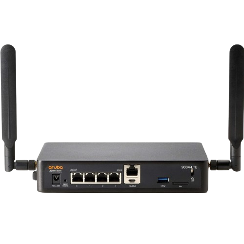 R3V90A ARUBA 9004 (RW) 4-Port 10/100/1000BASE-T LTE Branch Gateway 2K Clients - 32 APs - RENEW