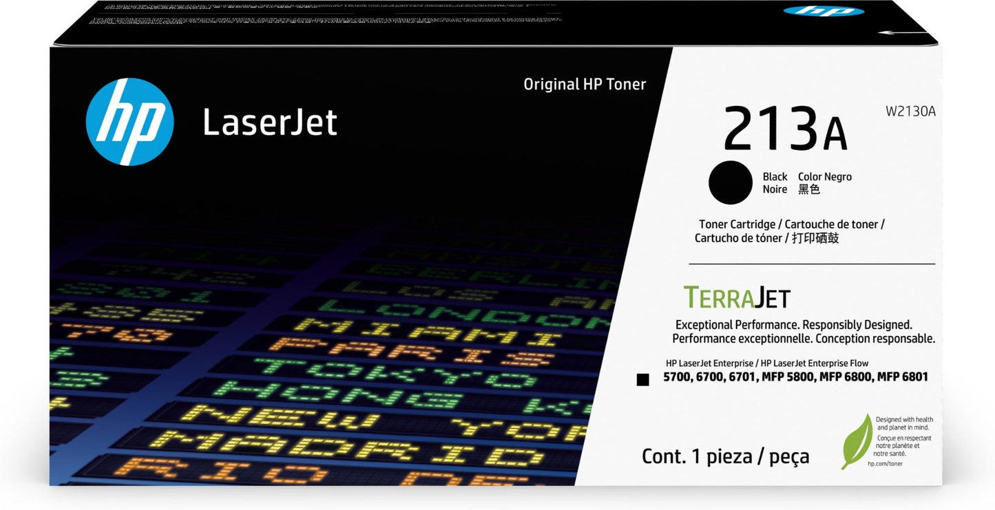 HP W2130A/213A Toner cartridge black, 3.5K pages ISO/IEC 19798 for HP CLJ 5800/6700/6701/6800