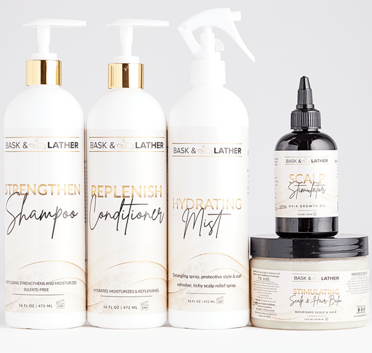 XL Cleanse and Growth Bundle - For Moisture & Hydration