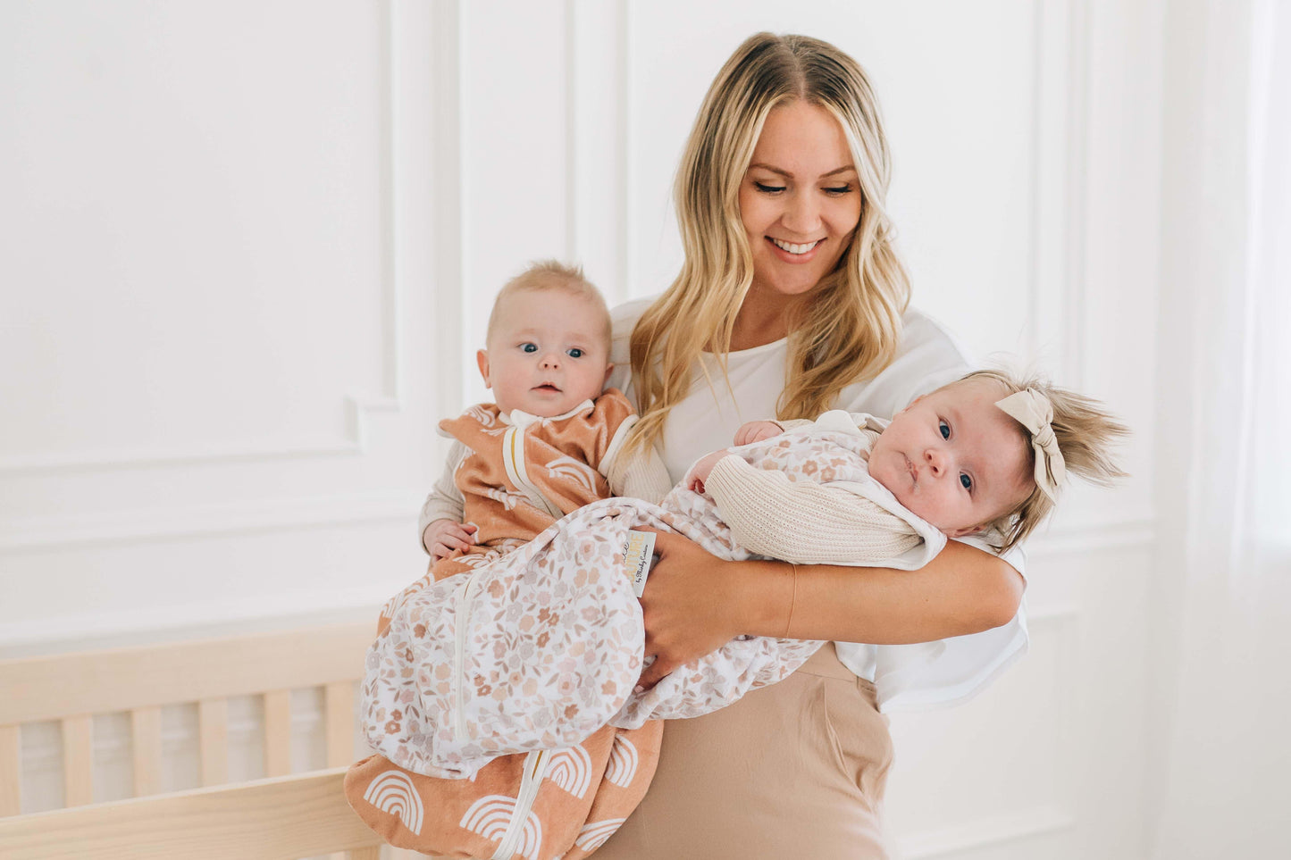 Dainty Floral Wearable Minky Blanket