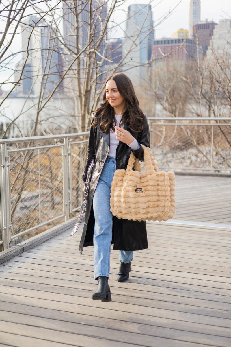 Annie Bag - Ripple Ecru