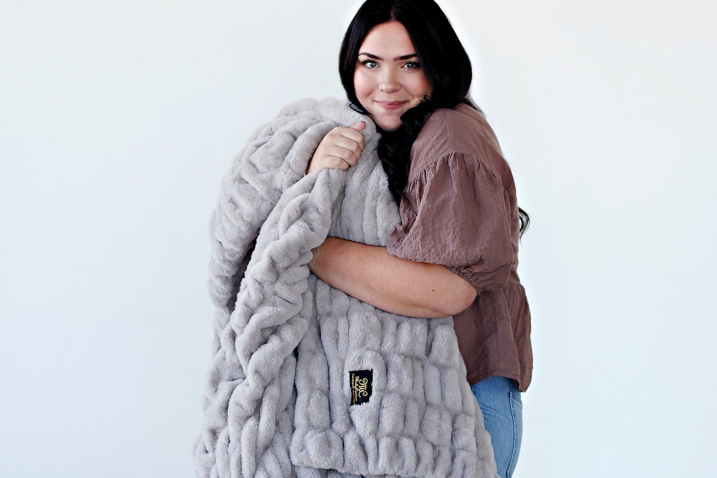 Hugs Tranquil Dove Blanket