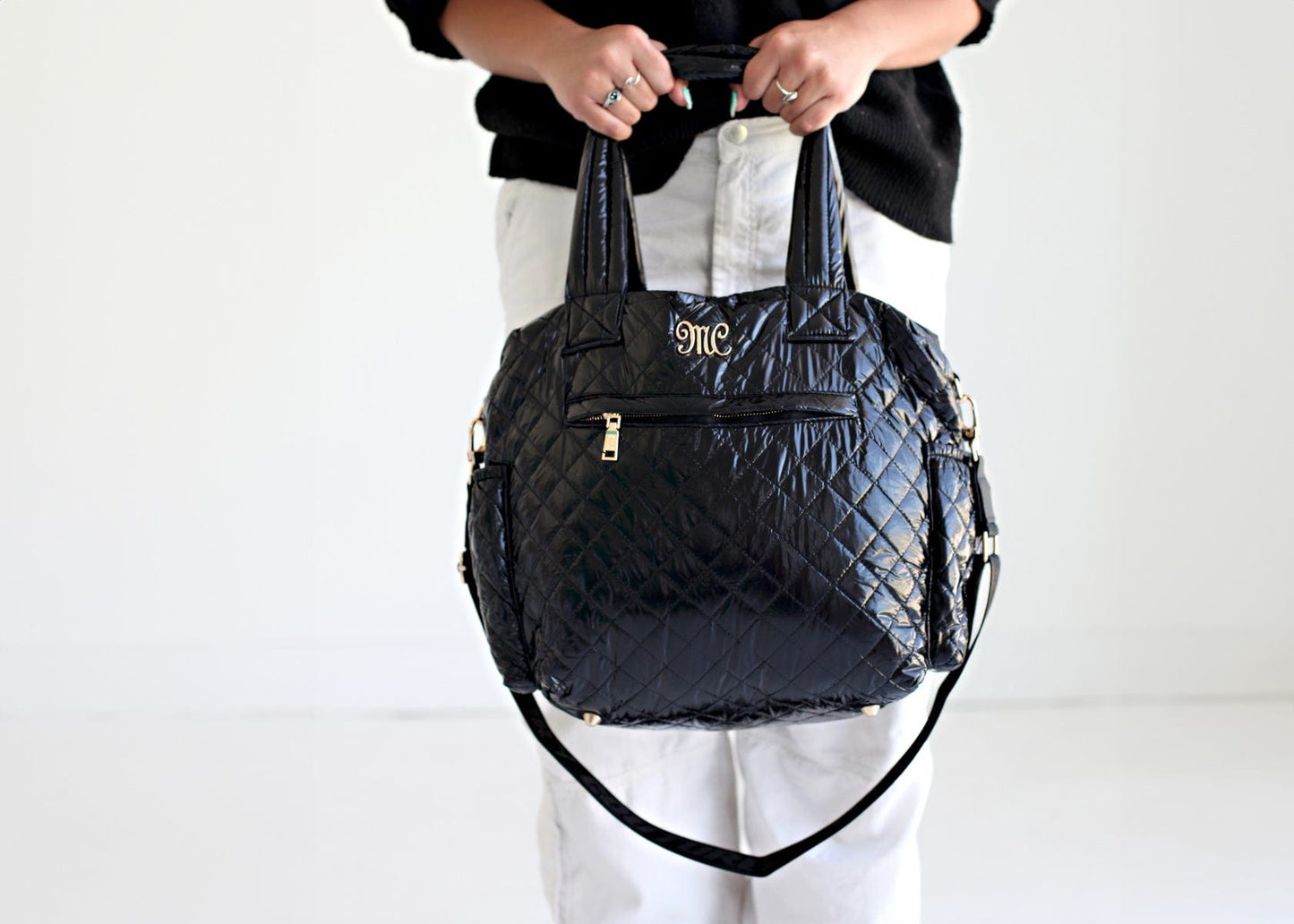 Everything Bag - Patent Leather Black
