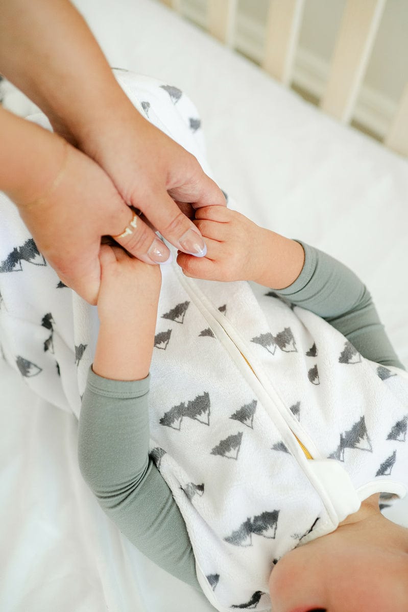 Mountains Wearable Minky Blanket