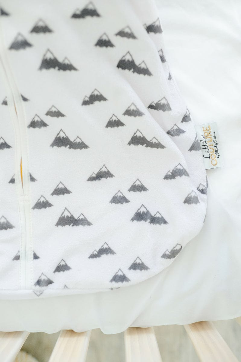 Mountains Wearable Minky Blanket