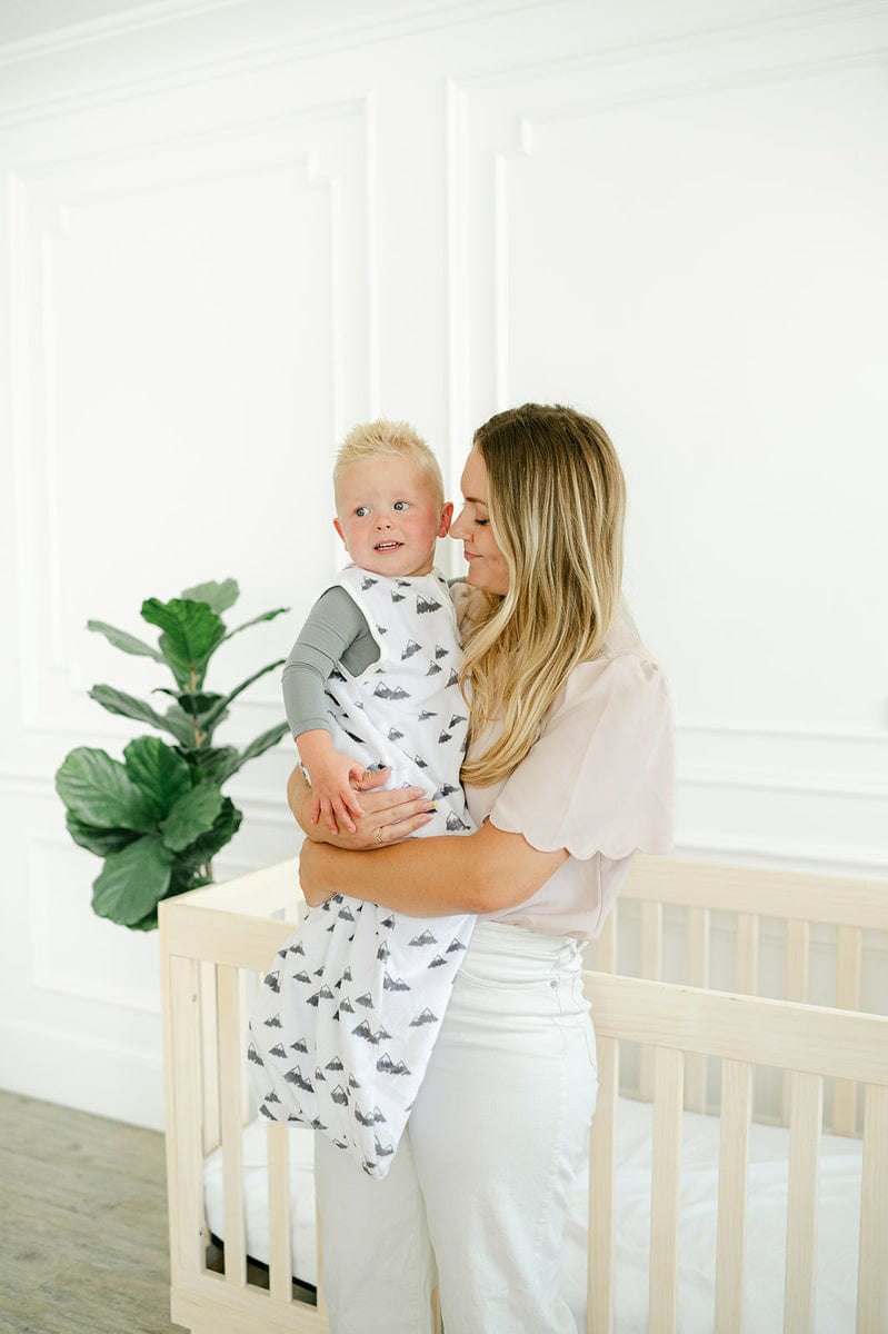 Mountains Wearable Minky Blanket