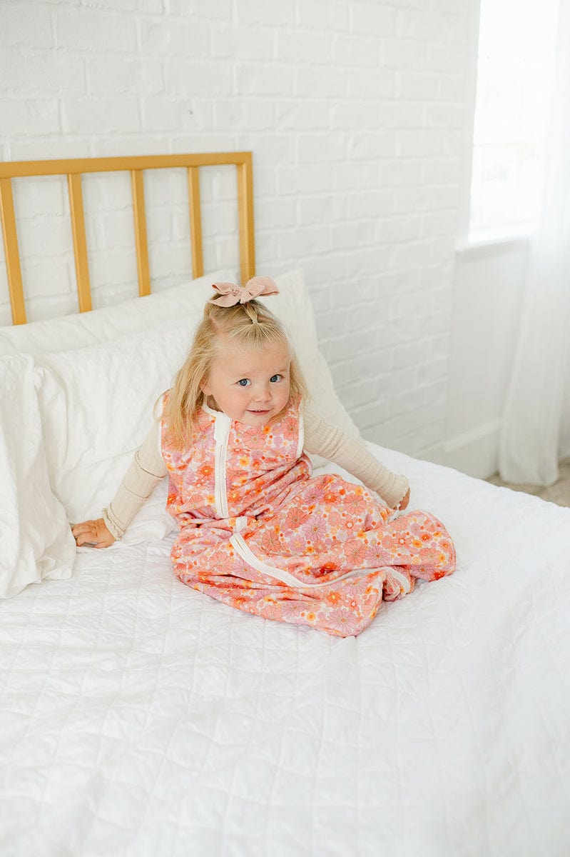 Boho Floral Wearable Minky Blanket