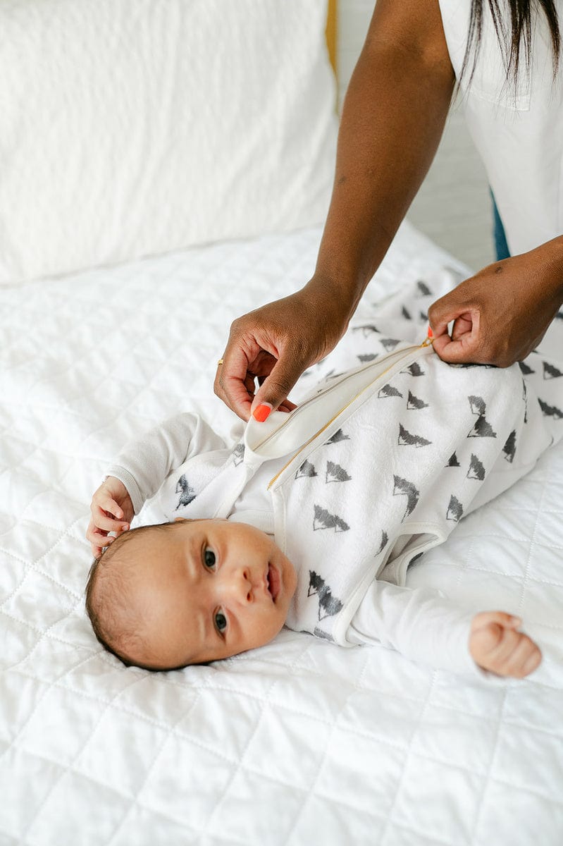 Mountains Wearable Minky Blanket