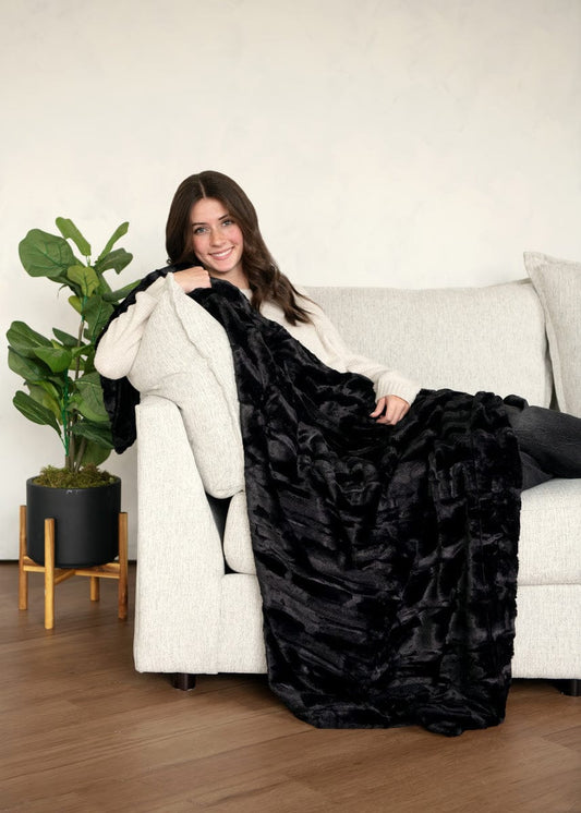 Sorbet Black Blanket