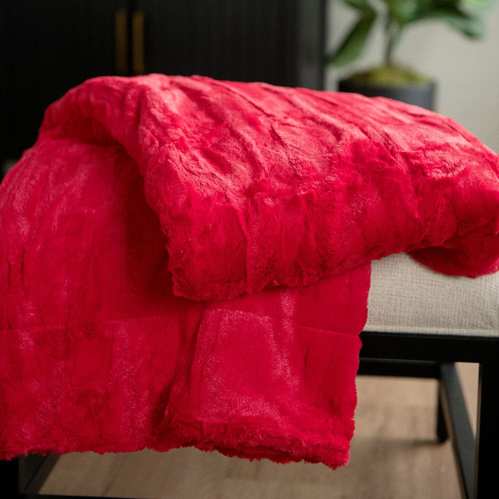 Sorbet Red Blanket