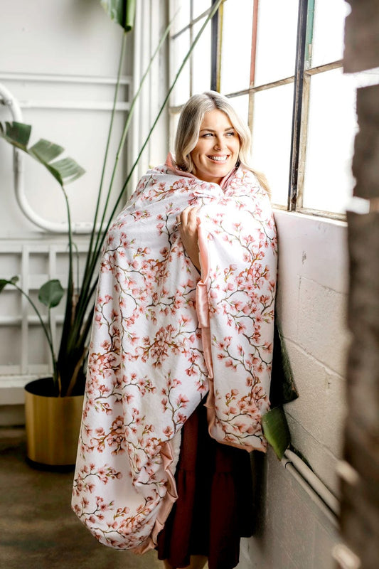 Cherry Blossom Blanket